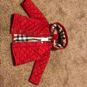 Burberry Children’s puffer 12mo